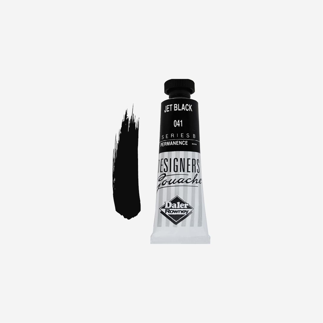 DR DESIGNERS GOUACHE 38ml JET BLACK