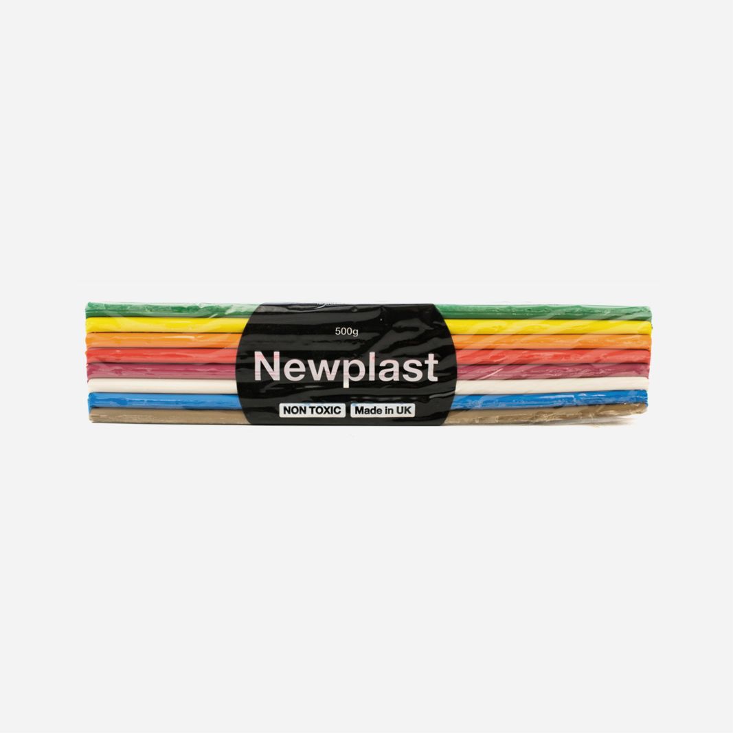 Newplast Non Drying Modelling Clay 500g Blocks