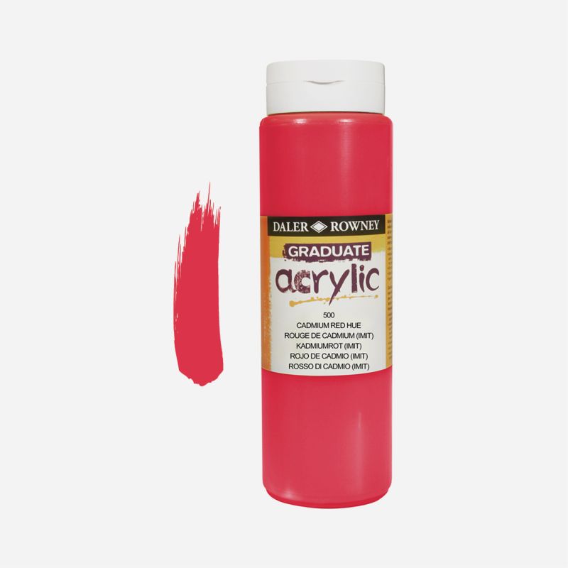 DR GRADUATE A/C 500ml CADMIUM RED