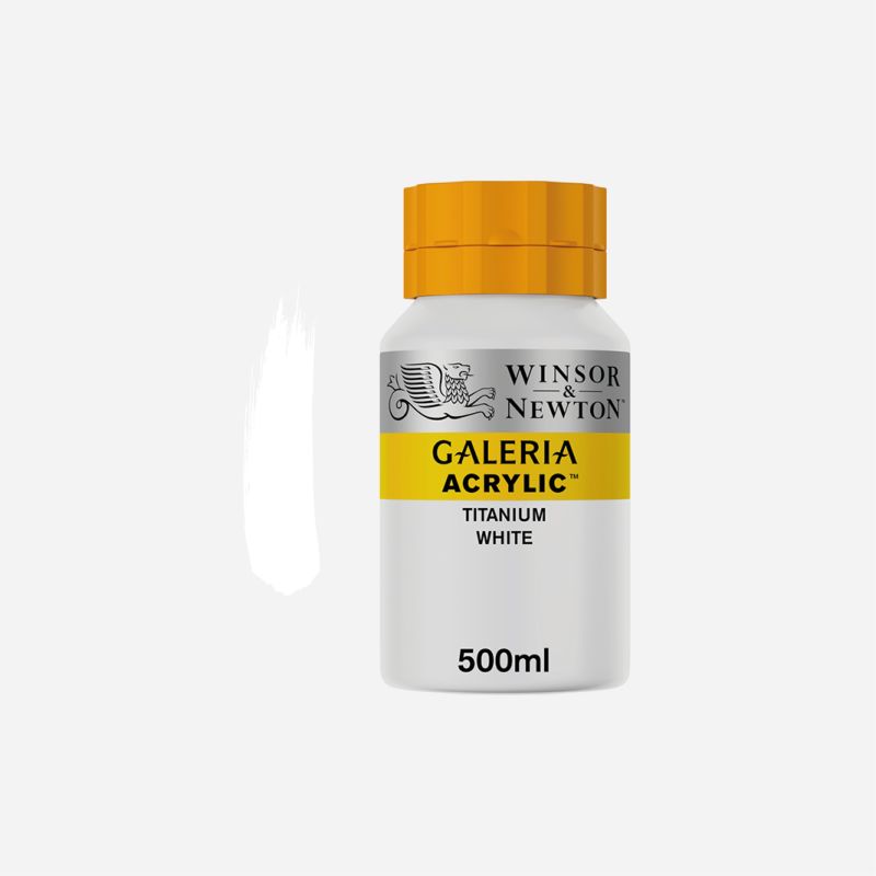 W&N GALERIA 500ml TITANIUM WHITE