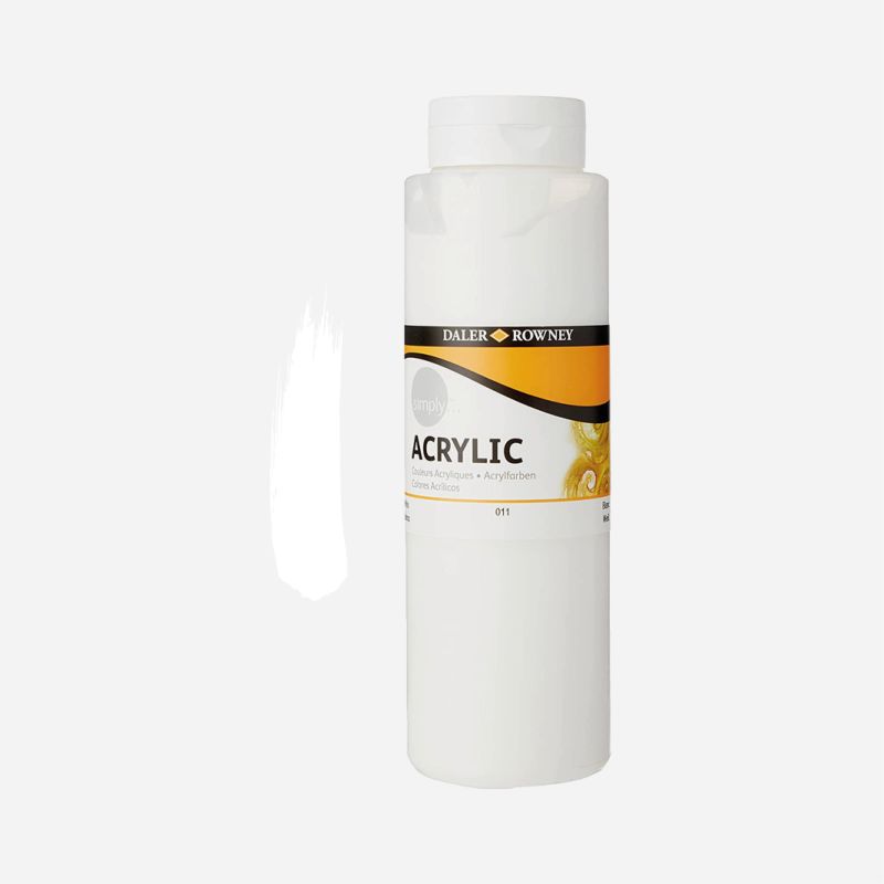 DALER SIMPLY ACRYLIC 750ml WHITE