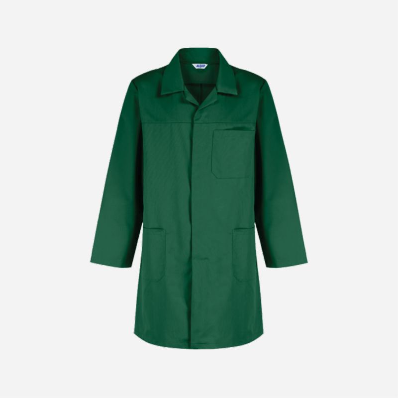 LAB COAT BOTTLE GREEN X LARGE 245gsm 65% POLYESTER/35% COTTON