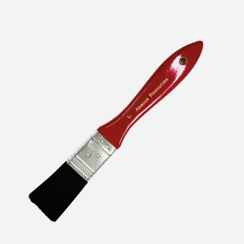 RED HANDLE VARNISH BRUSH 1" HOG BRISTLE