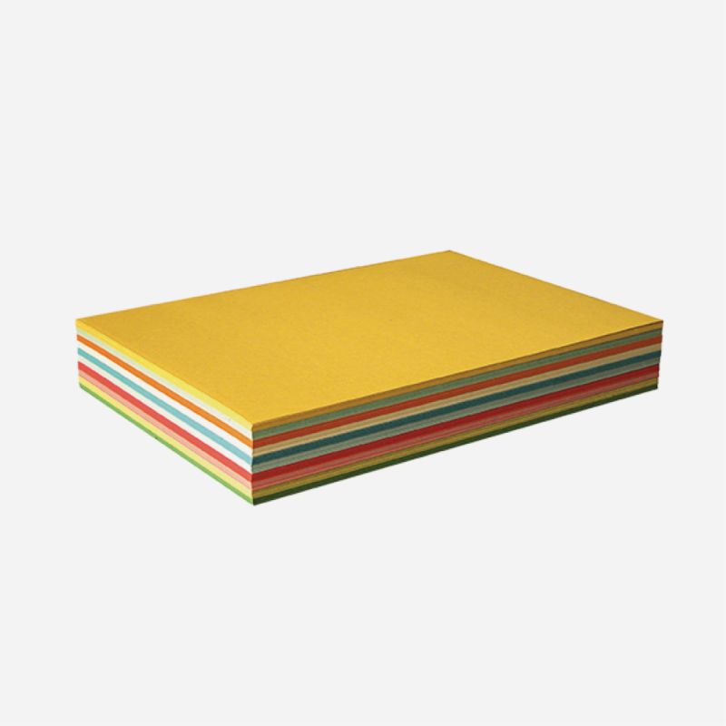 COLOURED CARD A4 200SHEET ASST PACK RECYCLED 190gsm 230micron