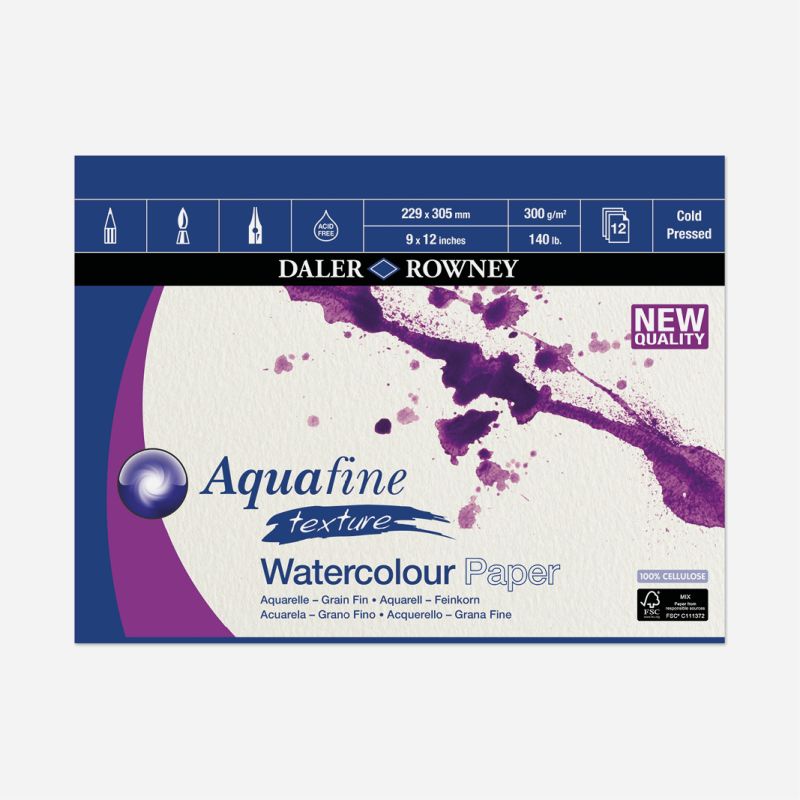 DR AQUAFINE GUMMED PAD 12"X9"