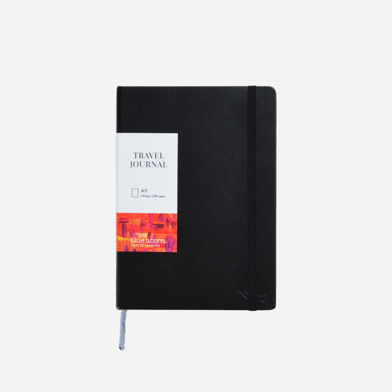 BLUE ACORN TRAVEL JOURNAL A5 128pp 150gsm PLAIN