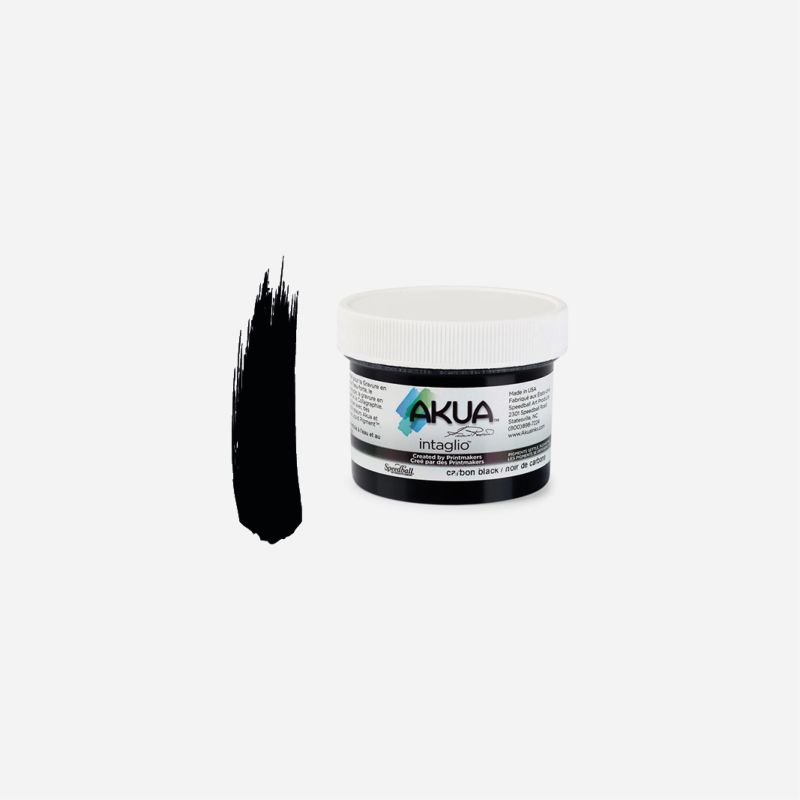 AKUA INTAGLIO INK 59ml/2oz CARBON BLACK