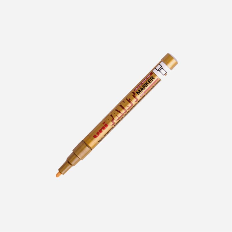 Uni Paint Marker Px-21 1.2mm Bullet Tip GOLD