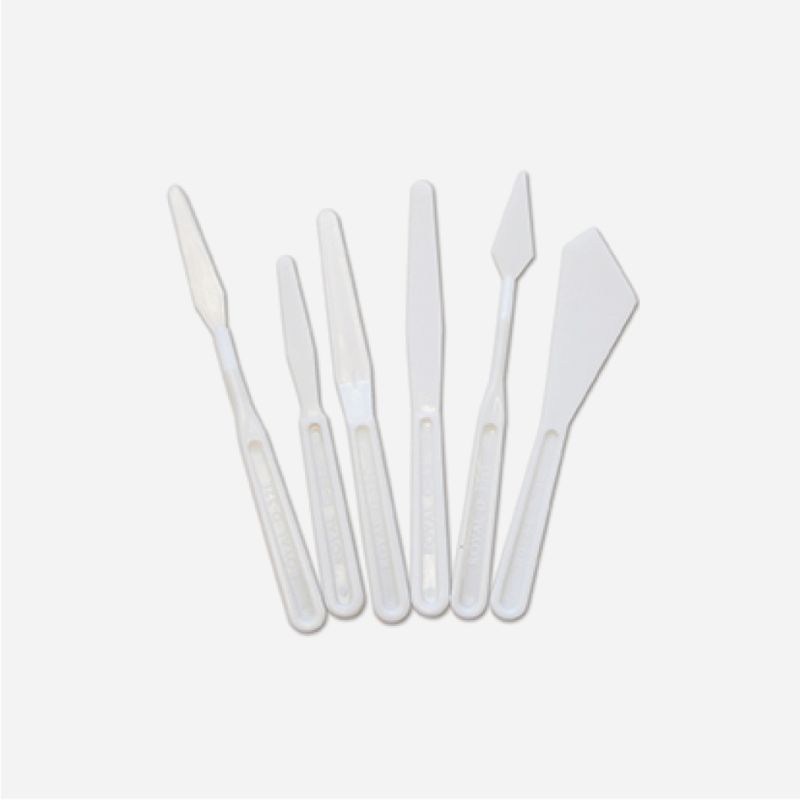 PLASTIC PALETTE KNIFE SET OF 5